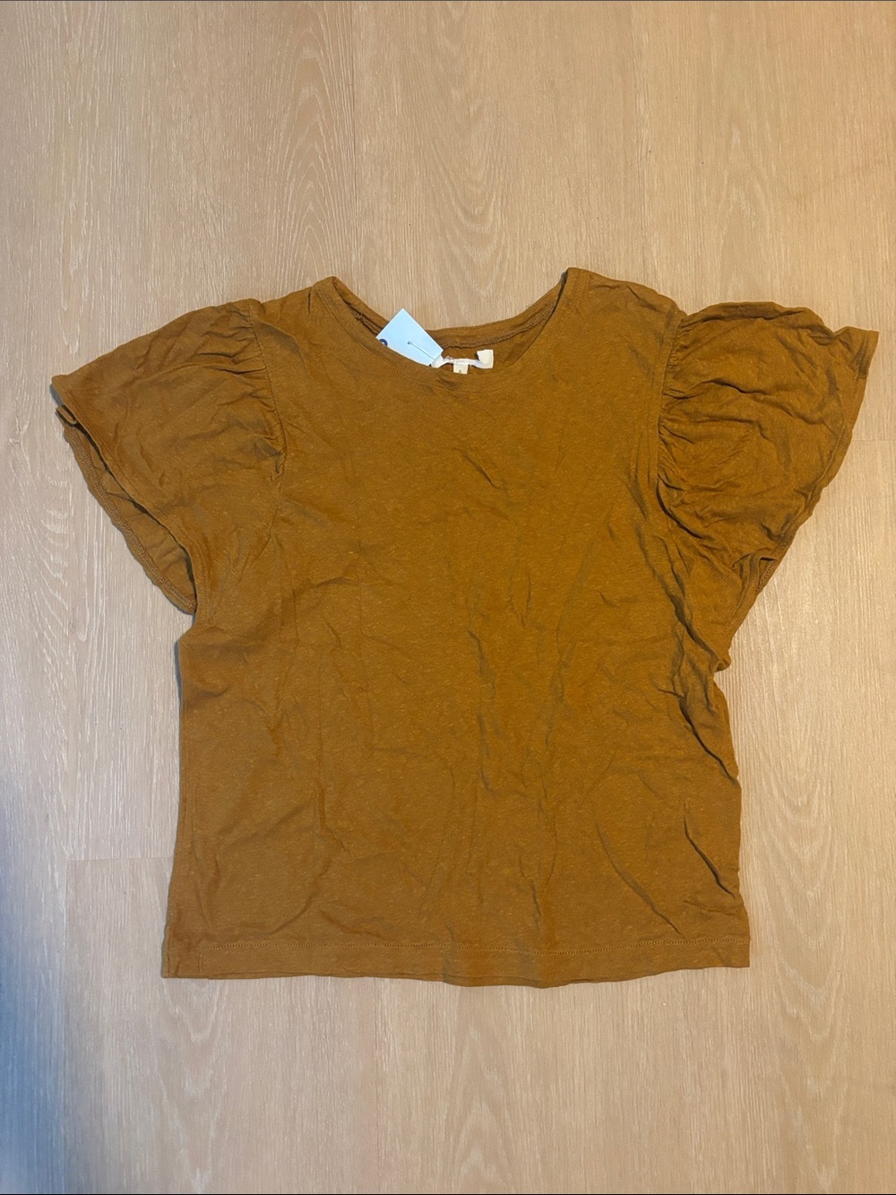 NWT Madewell Flutter Sleeve Tee size Small